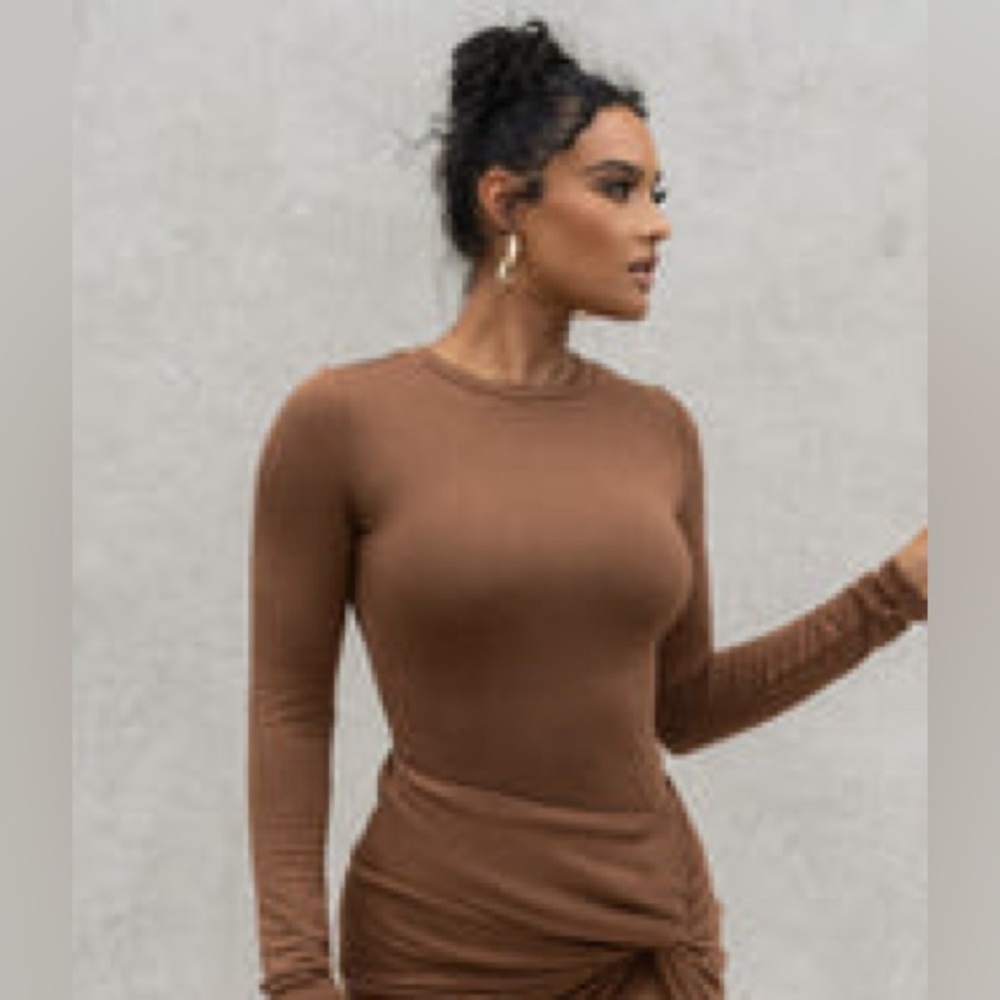 JLUXLABEL Chocolate Luanne Bodysuit